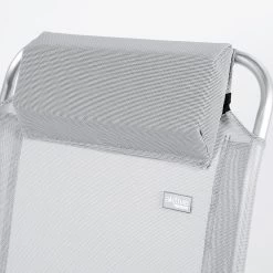 AKTIVE - Chaise Pliante Haute Avec Dossier Haut Réglable 5 Positions, Gris -Meilleur Camping Magasin aktive chaise pliante haute avec dossier haut reglable 5 positions gris 4