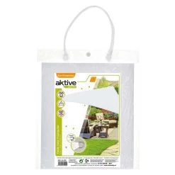 Aktive Garden Store D'ombrage Triangulaire Blanc -Meilleur Camping Magasin aktive garden store dombrage triangulaire blanc 3