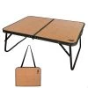AKTIVE - Table De Camping Pliante Effet Bambou, 60x40x25 Cm