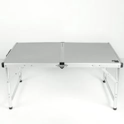AKTIVE - Table De Camping Pliante, Réglable En 2 Hauteurs, 90x60x40/70 Cm, Gris -Meilleur Camping Magasin aktive table de camping pliante reglable en 2 hauteurs 90x60x4070 cm gris 6