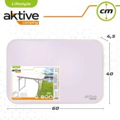 AKTIVE - Table Pliante Avec Poignée De Transport. Table De Camping 60x40x50 Cm -Meilleur Camping Magasin aktive table pliante avec poignee de transport table de camping 60x40x50 cm 4