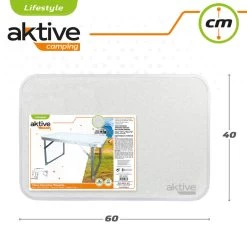 AKTIVE - Table Pliante . Table Basse Blanche En Aluminium - 40x60x40 Cm -Meilleur Camping Magasin aktive table pliante table basse blanche en aluminium 40x60x40 cm 4