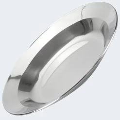 Assiette Creuse De Camping Inox | Diamètre Env. 22 - 24 Cm | 1 Assiette -Meilleur Camping Magasin assiette creuse de camping inox diametre env 22 24 cm 1 assiette 2