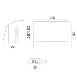 Auvent De Caravane Gonflable LAGOON -Meilleur Camping Magasin auvent de caravane gonflable lagoon 4