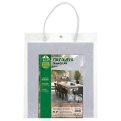 Auvent Triangulaire En Polyester Aktive Garden Coloris Blanc -Meilleur Camping Magasin auvent triangulaire en polyester aktive garden coloris blanc 3