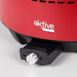 Barbecue De Table Sans Fumée Rond Rouge 2 En 1 Ø34 Cm Aktive -Meilleur Camping Magasin barbecue de table sans fumee rond rouge 2 en 1 o34 cm aktive 4