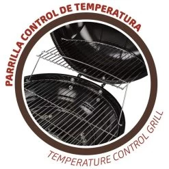 Barbecue Portable Rond Au Charbon De Bois Avec Couvercle Aktive -Meilleur Camping Magasin barbecue portable rond au charbon de bois avec couvercle aktive 3