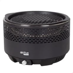 Barbecue Rond Noir Sans Fumée 2 En 1 Ø34 Cm Aktive