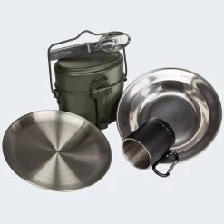 Batterie De Cuisine De Camping, Assiette Plate & Creuse, Couverts Et Tasse Set -Meilleur Camping Magasin batterie de cuisine de camping assiette plate and creuse couverts et tasse set 2