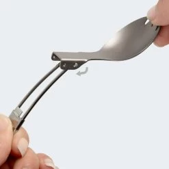 Batterie De Cuisine De Camping Set | Casseroles + Fourchette/Cuillère | Titane -Meilleur Camping Magasin batterie de cuisine de camping set casseroles fourchettecuillere titane 4