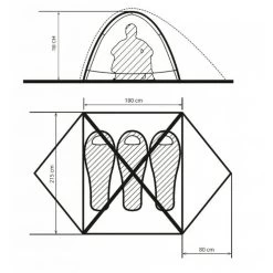 Borzhava 3 Alu - Tente Légère - 3 Personnes - Jaune -Meilleur Camping Magasin borzhava 3 alu tente legere 3 personnes jaune 4