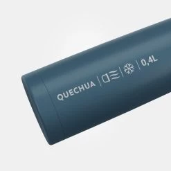 Quechua Bouteille Isotherme Inox 0,4L Avec Gobelet Pour La Randonnée - Bleu -Meilleur Camping Magasin bouteille isotherme inox 04l avec gobelet pour la randonnee bleu 2