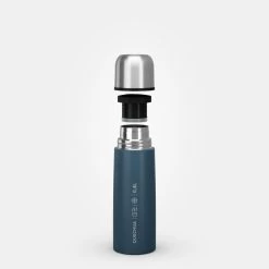 Quechua Bouteille Isotherme Inox 0,4L Avec Gobelet Pour La Randonnée - Bleu -Meilleur Camping Magasin bouteille isotherme inox 04l avec gobelet pour la randonnee bleu 7