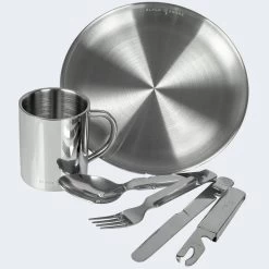 Camping Assiette Plate, Couverts Et Tasse Isotherme Set | Acier Inoxydable -Meilleur Camping Magasin camping assiette plate couverts et tasse isotherme set acier inoxydable 2