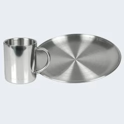 Camping Assiette Plate Et Tasse Isotherme Set | Acier Inoxydable -Meilleur Camping Magasin camping assiette plate et tasse isotherme set acier inoxydable 2