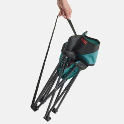 Quechua CHAISE BASSE PLIANTE DE CAMPING MH100 Bleue -Meilleur Camping Magasin chaise basse pliante de camping mh100 bleue 2