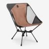 Quechua CHAISE BASSE PLIANTE DE CAMPING MH500 MARRON
