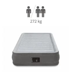 Intex Comfort-Plush 'Queen' - Lit Gonflable - 203x152x33cm - Compris Les Accessoires -Meilleur Camping Magasin comfort plush queen lit gonflable 203x152x33cm compris les accessoires 2