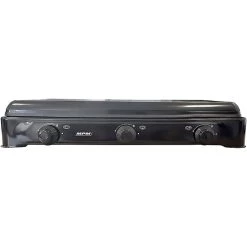 MPM Cuisinière à Gaz Portable Pour Le Camping Avec 3 Feux Couvercle Smile -Meilleur Camping Magasin cuisiniere a gaz portable pour le camping avec 3 feux couvercle smile 2