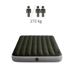 Intex Downy Full Airbed - Lit Gonflable - 191x137x25cm - Avec Accessoires -Meilleur Camping Magasin downy full airbed lit gonflable 191x137x25cm avec accessoires 2