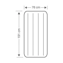 Intex Downy Jr. Twin Airbed - Lit Gonflable - 191x76x25cm - Avec Accessoires -Meilleur Camping Magasin downy jr twin airbed lit gonflable 191x76x25cm avec accessoires 3