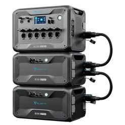 Générateur Solaire BLUETTI AC300+2B300, 6144Wh LiFePO4 Batterie Pour Vanlife