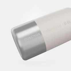 Quechua Gourde Inox 0,6L Avec Bouchon à Vis Pour La Randonnée - Blanc -Meilleur Camping Magasin gourde inox 06l avec bouchon a vis pour la randonnee blanc 2