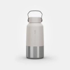 Quechua Gourde Inox 0,6L Avec Bouchon à Vis Pour La Randonnée - Blanc -Meilleur Camping Magasin gourde inox 06l avec bouchon a vis pour la randonnee blanc 9