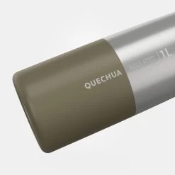 Quechua Gourde Isotherme Inox 1L Bouchon à Ouverture Rapide Pour La Randonnée - Kaki -Meilleur Camping Magasin gourde isotherme inox 1l bouchon a ouverture rapide pour la randonnee kaki 2