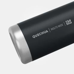 Quechua Gourde MH100 Isotherme (inox Double Paroi à Vide D'air) 0,95L Large Ouverture -Meilleur Camping Magasin gourde mh100 isotherme inox double paroi a vide dair 095l large ouverture 2