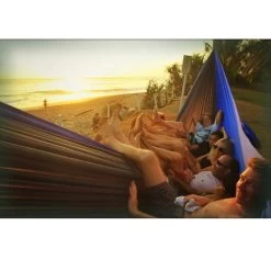 TICKET TO THE MOON Hamac King SizeAqua / Gris Foncé -Meilleur Camping Magasin hamac king sizeaqua gris fonce 3