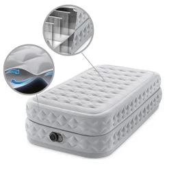 Intex Matelas Gonflable - 1-Person - 99 X 191 X 51 Cm - Gris -Meilleur Camping Magasin intex matelas gonflable 1 person 99 x 191 x 51 cm gris 4