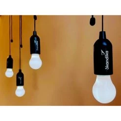 Lampe De Camping Skandika Narvik | Set De 4 Lampes LED, Pull Light, à Piles -Meilleur Camping Magasin lampe de camping skandika narvik set de 4 lampes led pull light a piles 2