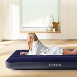 Matelas Gonflable - Intex Classic Downy -1 Personne - 76x191x25 Cm (BxLxH) -Meilleur Camping Magasin matelas gonflable intex classic downy 1 personne 76x191x25 cm bxlxh 5