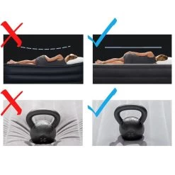 Matelas Gonflable - Intex Prestige Downy -2 Personnes - 152x203x25 Cm (BxLxH) -Meilleur Camping Magasin matelas gonflable intex prestige downy 2 personnes 152x203x25 cm bxlxh 2