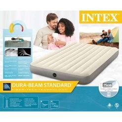 Matelas Gonflable - Intex Single-High -2 Personnes -Meilleur Camping Magasin matelas gonflable intex single high 2 personnes 4