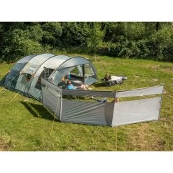Paravent De Camping Bora - Brise-Vue - 4,5 X 1,4 M - Résistant Au Vent - Gris -Meilleur Camping Magasin paravent de camping bora brise vue 45 x 14 m resistant au vent gris 3