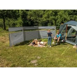 Paravent De Camping Bora - Brise-Vue - 6,0 X 1,4 M - Résistant Au Vent - Gris -Meilleur Camping Magasin paravent de camping bora brise vue 60 x 14 m resistant au vent gris 2