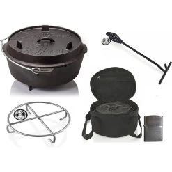 Petromax Dutch Oven FT6-6QT (avec Pieds) Ensemble - Poêle + Sac De Rangement +
