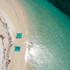 TICKET TO THE MOON Picnic Blanket Emerald / Green -Meilleur Camping Magasin picnic blanket emerald green 2