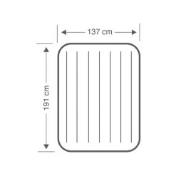 Intex Prestige Downy Full Airbed - Lit Gonflable - 191x137x25cm - Avec Accessoires -Meilleur Camping Magasin prestige downy full airbed lit gonflable 191x137x25cm avec accessoires 3