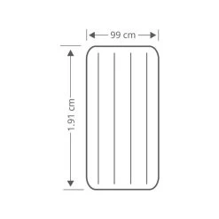 Intex Prestige Downy Jr. Twin Airbed - Lit Gonflable - 191x99x25cm - Avec Accessoires -Meilleur Camping Magasin prestige downy jr twin airbed lit gonflable 191x99x25cm avec accessoires 3