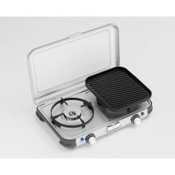 Campingaz Réchaud De Camping à Gaz 2 Feux Camp & Grill - Plancha, Grill Et Wok -Meilleur Camping Magasin rechaud de camping a gaz 2 feux camp and grill plancha grill et wok 2