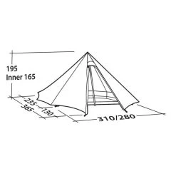 Robens Cône Vert PRS - Tipi Tent Pour Quatre Personnes -Meilleur Camping Magasin robens cone vert prs tipi tent pour quatre personnes 2
