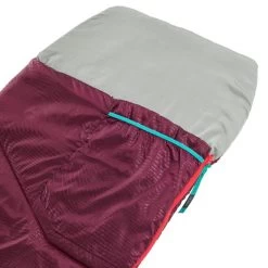 Quechua SAC DE COUCHAGE ENFANT MH100 10°C - PRUNE -Meilleur Camping Magasin sac de couchage enfant mh100 10c prune 8