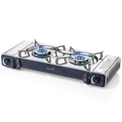 Set Réchaud à Gaz 2 Feux - Skandika Brann - Camping - Allumage Piezo - Mallette -Meilleur Camping Magasin set rechaud a gaz 2 feux skandika brann camping allumage piezo mallette 2