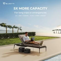 Station Électrique Portable BLUETTI AC60+B80+PV200,IP65 Générateur Solaire -Meilleur Camping Magasin station electrique portable bluetti ac60b80pv200ip65 generateur solaire 4