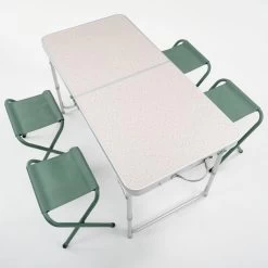 Quechua TABLE DE CAMPING PLIANTE - 4 TABOURETS - 4 À 6 PERSONNES -Meilleur Camping Magasin table de camping pliante 4 tabourets 4 a 6 personnes 4