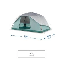 Quechua Tente à Arceaux De Camping - Arpenaz 6 ULTRAFRESH - 6 Personnes - -Meilleur Camping Magasin tente a arceaux de camping arpenaz 6 ultrafresh 6 personnes 2