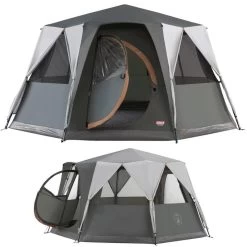 Tente Coleman 8 Personnes Octagon Gris -Meilleur Camping Magasin tente coleman 8 personnes octagon gris 1